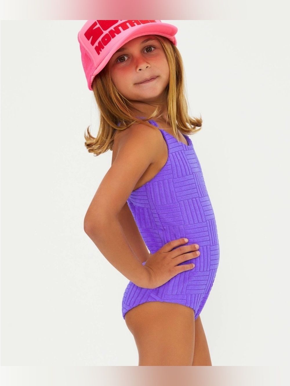 Girl’s Beach Riot Purple Swimsuit Sz 7/8